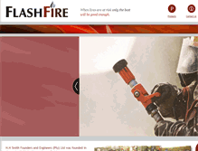 Tablet Screenshot of flashfire.co.za